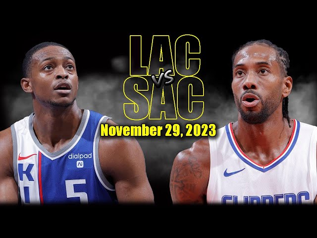 Los Angeles Clippers vs Sacramento Kings Full Game Highlights - Nov 29, 2023 | 2023-24 NBA Season