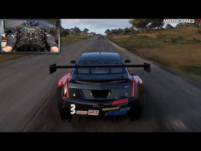 Forza Horizon 5 - 2015 Cadillac ATS-V.R | Moza DD R9 Gameplay