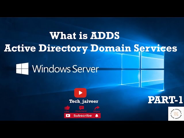 What is ADDS || Active Directory installation || tech_jaiveer