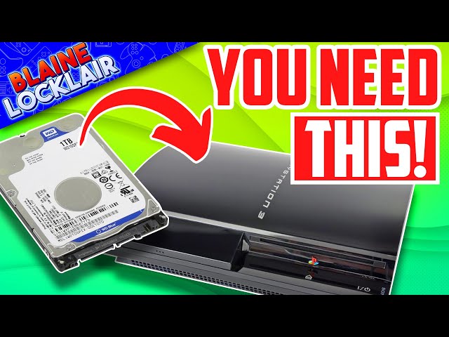 PS3 Fat Hard Drive Upgrade 1TB + Slim & Super Slim Guide