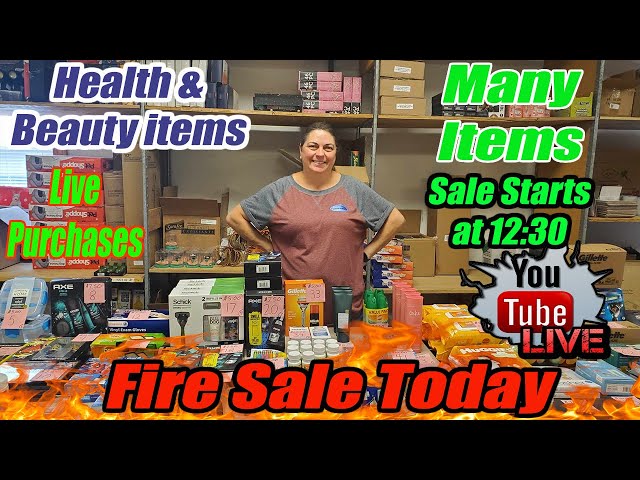 Live Fire Sale Health & Beauty items, Bundles, mystery items and more - buy direct from me!