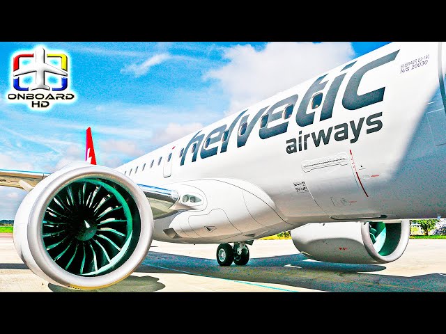 TRIP REPORT | Discover the New Embraer E2! ツ | HELVETIC E190 E2  | Zurich to Amsterdam