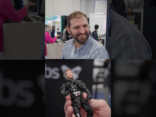 Scan your face in the app, then 3D print a personalized action figure 😮@Formlabs #3dprinting