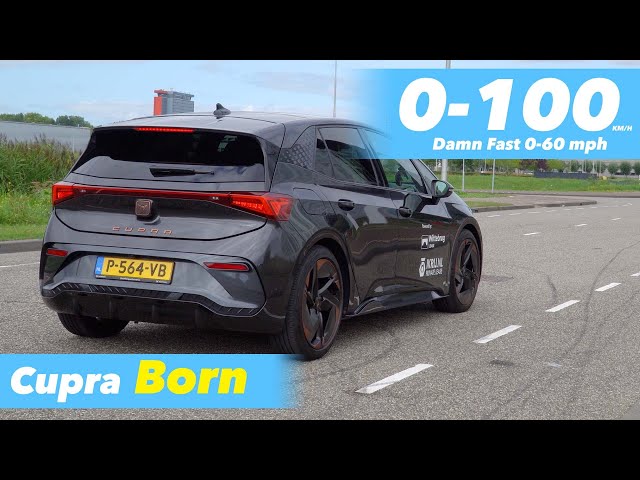 Cupra Born 204HP | Is it really that fast? | 0-100 Acceleration test by Damn Fast 💙