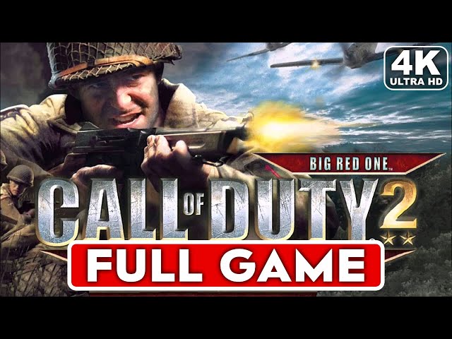 CALL OF DUTY 2 BIG RED ONE Gameplay Walkthrough Campaign FULL GAME [4K ULTRA HD] - No Commentary