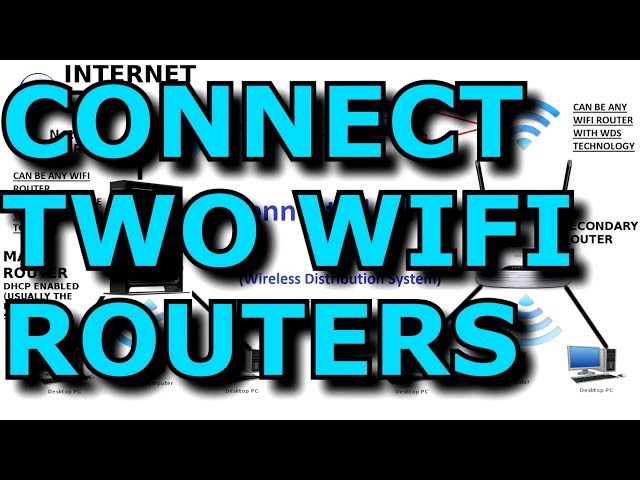 Connecting Two WIFI Routers With WDS And Sharing The Internet And Network