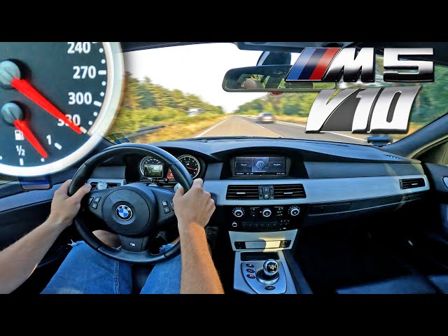 BMW M5 V10 E61 Touring is FASTER than its 330km/h SPEEDO!