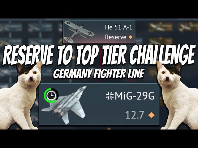 Playing the ENTIRE German Fighter Line - Reserve to Top Tier