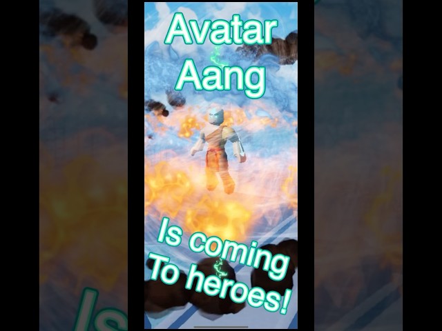 AVATAR AANG IS COMING TO HEROES ONLINE WORLD!! #roblox #heroesonlineworld #avatarthelastairbender