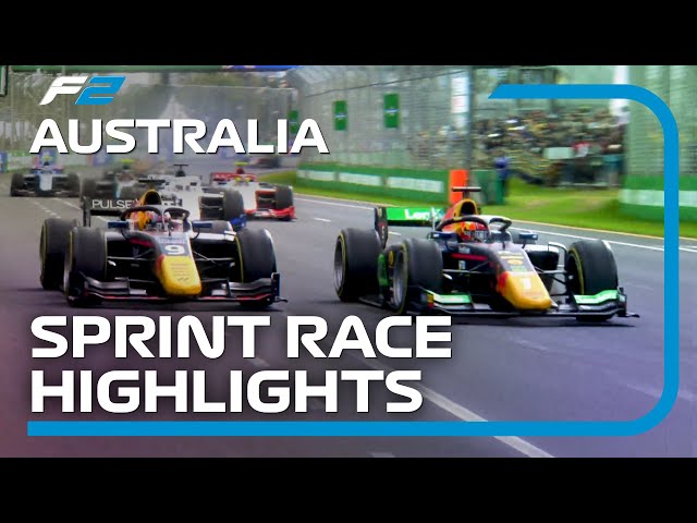 F2 Sprint Race Highlights | 2023 Australian Grand Prix