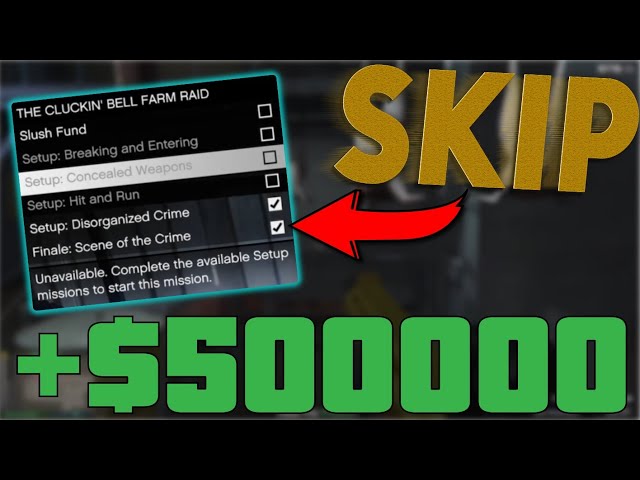 SKIP ALL THE SETUPS | 500K in 15 mins! GTA Online Glitch tips & tricks