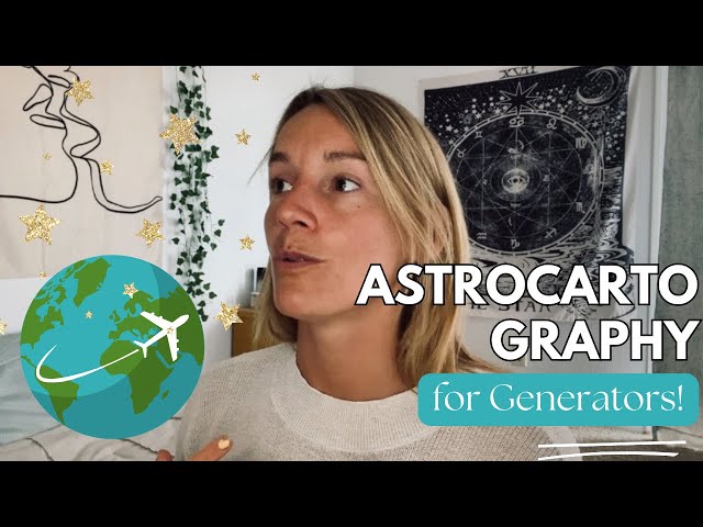 Astrocartography for GENERATORS (part 3)  // Best Line for your Type 🌍