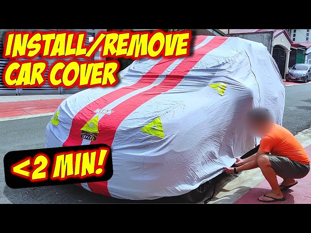 Install or Remove Car Cover in 2min, Even If You're Alone! (SUV, Sedan, Hatchback)