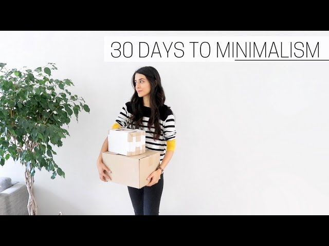 30 DAYS TO MINIMALISM » + printable guide