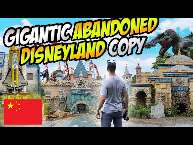 This ABANDONED theme park has EVERYTHING | Gigantic DISNEYLAND copy