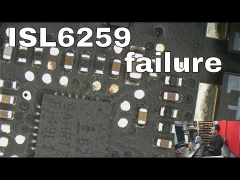 Macbook 820-2936 logic board dead; diagnosis and repair of U7000 circuit.