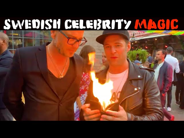Celebrity magic in Sweden🔥🔥-Julien Magic