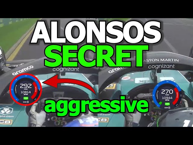 WHY IS ALONSO SO FAST?