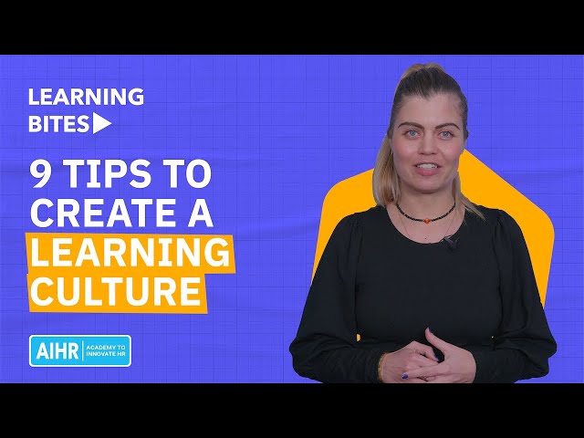 9 Tips to Create a Learning Culture