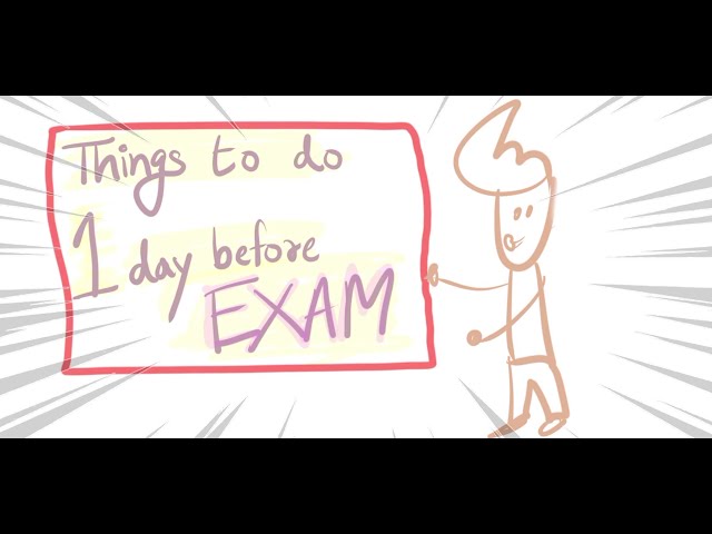 THINGS TO DO 1 DAY BEFORE EXAMS TO SCORE BETTER THAN OTHERS - BKP