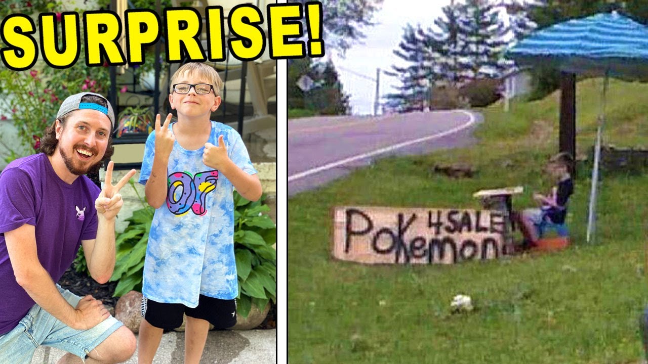 I Surprised The Boy Who Sold His Pokemon Cards To Help His Sick Puppy!