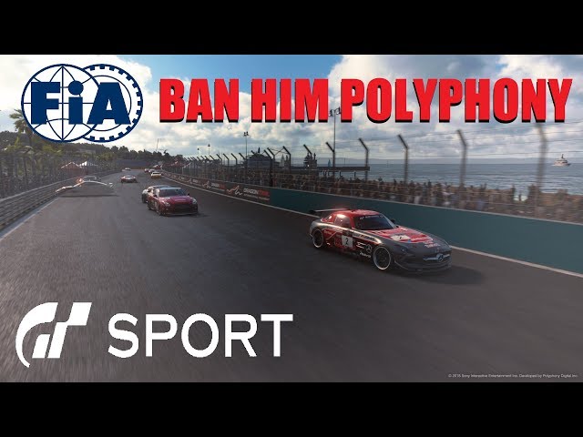 GT Sport Ban Him Polyphony - FIA Round 3 Manufacturer