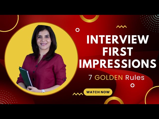 7 Tips For A Great First Impression In An Interview | Personality Development | ChetChat Motivation