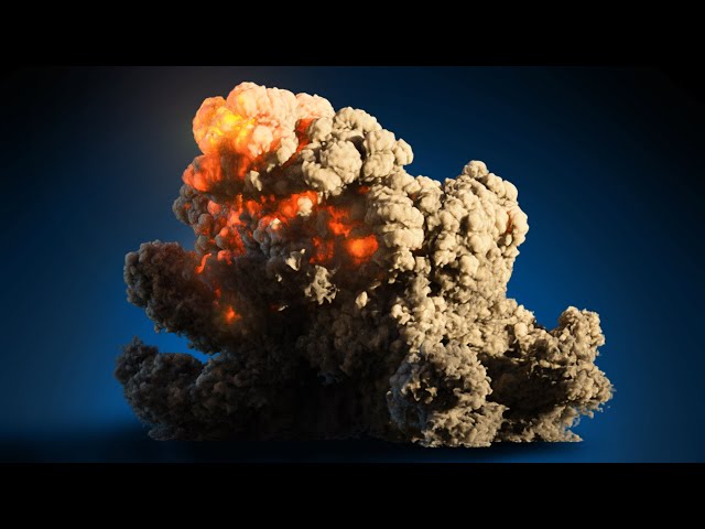 Create Simple Explosion VFX in Blender Mantaflow - Iridesium