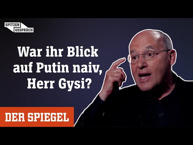 Gregor Gysi im Talk: War ihr Blick auf Putin naiv? | DER SPIEGEL