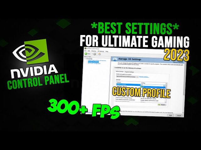 Change THESE Nvidia Settings NOW to Boost FPS 🔧Optimize for Gaming & Performance 2023!