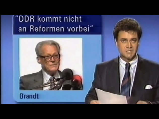 ZDF heute Spätnachrichten 16.09.1989