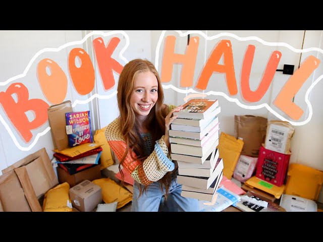 HUGE BOOK HAUL ...even though I should be on a book buying ban 🙃