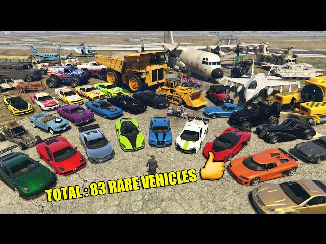 All Rare & Secret Cars in GTA 5 (Hidden Vehicle Locations Guide - Story Mode)