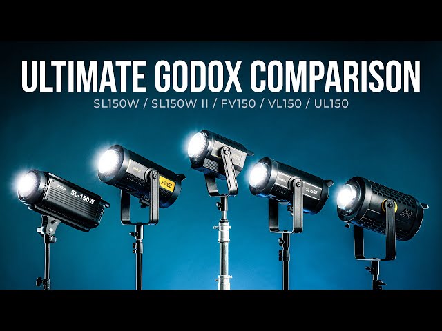 ULTIMATE Godox Light Showdown | COMPLETE Feature Comparison (SL150W, SL150W II, FV150, VL150, UL150)