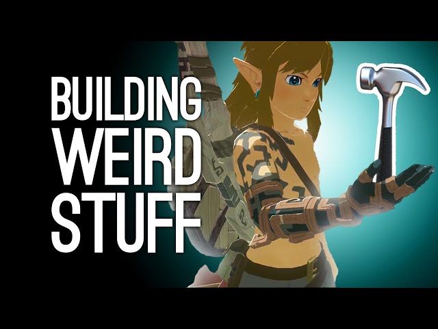 Fly a Plane up to Hyrule Castle?! | Building Weird Things in Zelda Tears of the Kingdom 🔧⚙🔨