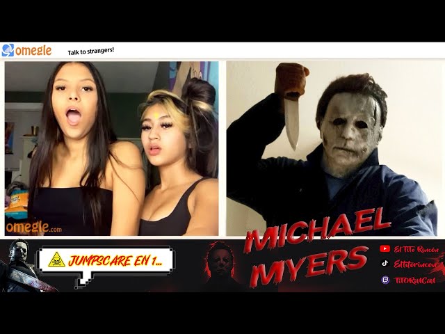 MICHAEL MYERS en OMEGLE I "PRE" Halloween (2022) Pranks I SUSTOS Y BAILES  Random Parte #1º