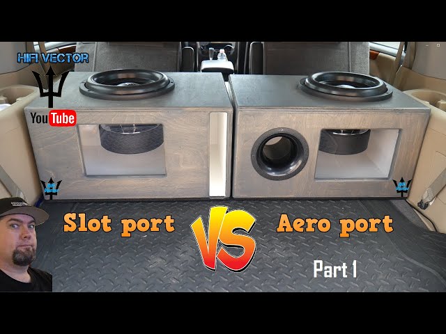 Part 1 Slot port vs Aero port subwoofer box in depth comparison