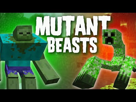 Minecraft mods Review - Mutant Beasts mod - One of the best minecraft mod