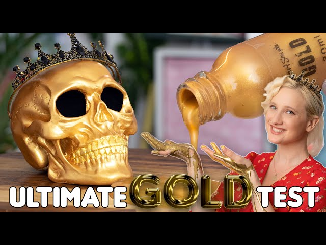 The Goldest Acrylic paint in the world? Goldest Gold Vs Matisse Vs Lumiere vs Born the Ultimate Test