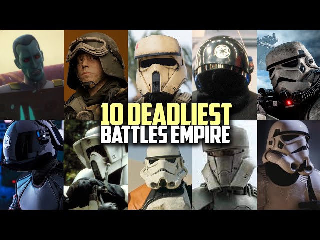 10 Highest Casualty Battles | Galactic Empire Military