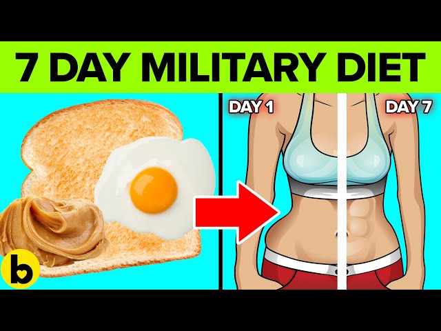 This 7 Day Military Diet Plan Will Help You Lose Weight