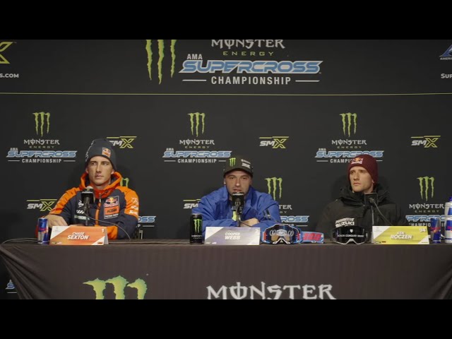 Monster Energy Supercross: Press Conference Round 13 - Foxborough