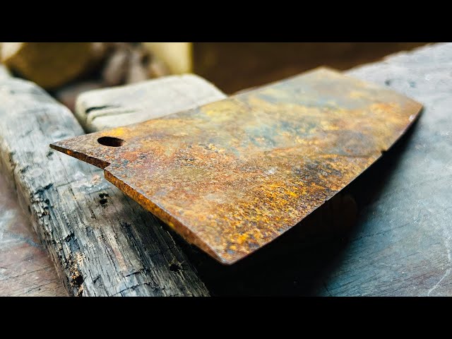 Knife Making - Forging A Blacksmith's Knife From The Piece Of Disc's Plough
