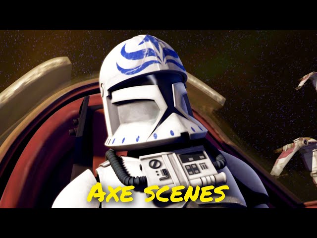 All clone trooper Axe scenes - The Clone Wars