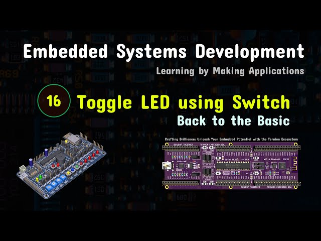 EmbSysDev EP16 Control LED (ON/OFF) by Switch