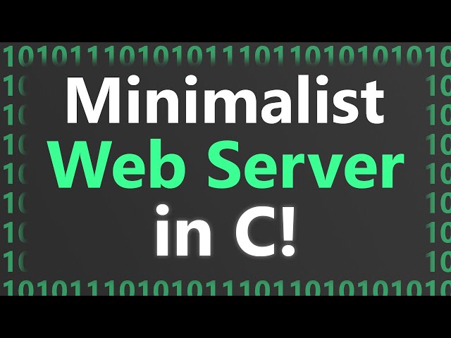 Making Minimalist Web Server in C on Linux