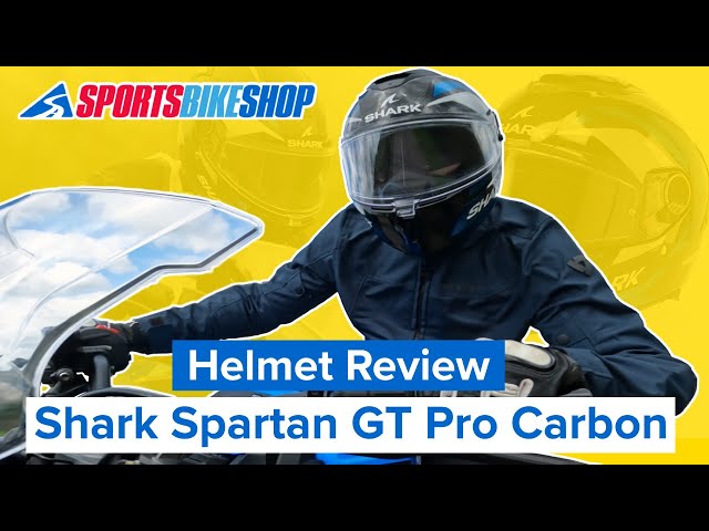 Shark Spartan GT Pro and GT Pro Carbon motorcycle helmet review - Sportsbikeshop
