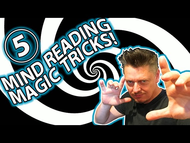 TOP 5 MIND READING Magic Trick Tutorials! (I'm going to read your mind!)