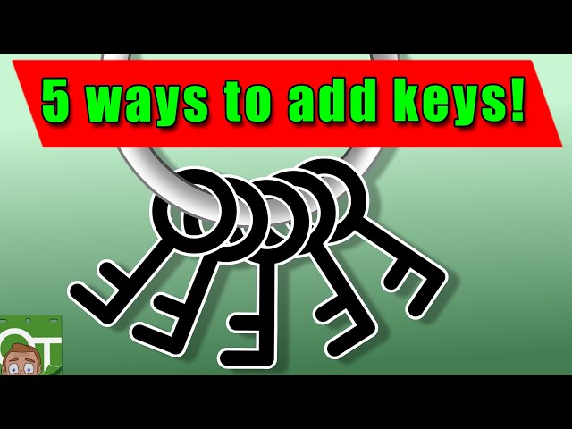 Master the Animate Tool: 5 Techniques for adding Animation Keys, in OpenToonz