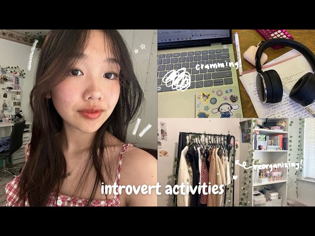 introvert activities 🎀 : reorganizing, college life, online shopping haul, homebody